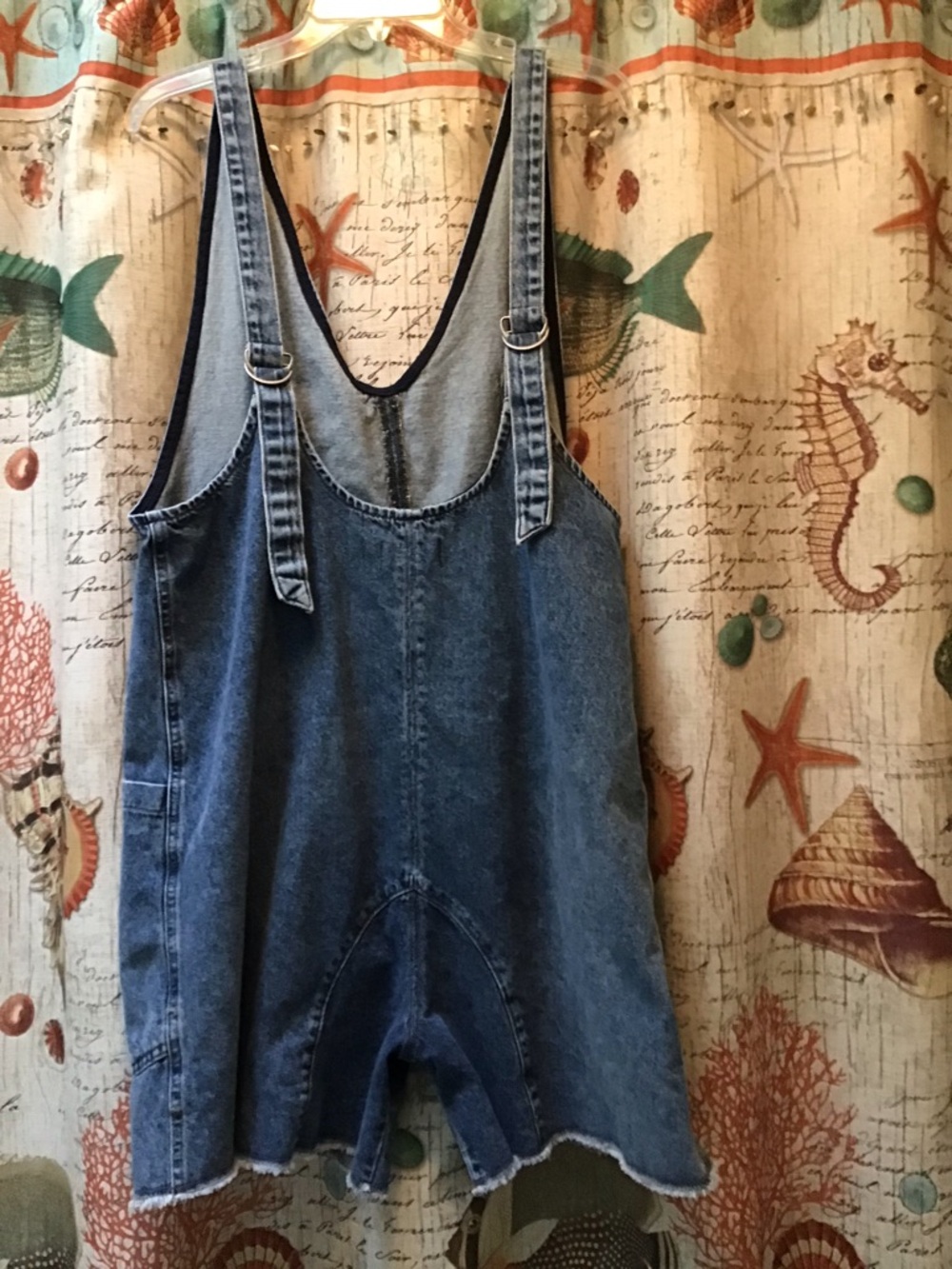 Free People Women’s High Roller Denim Romper Size L